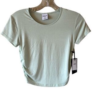 NEW J.o&co Seafoam Green Crop Top